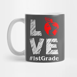 love 1st grade Mug